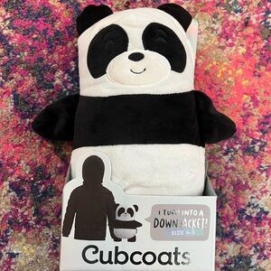 Cubcoats Panda Plush and Down Jacket NIB 4
